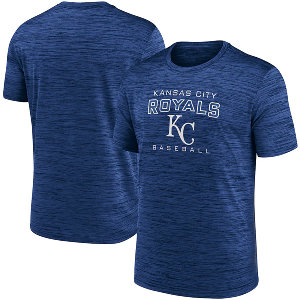 Men's Kansas City Royals Royal Velocity Practice Performance T-Shirt